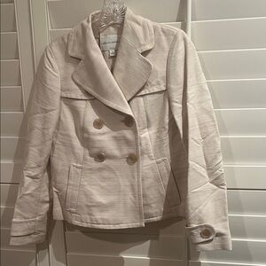 Banana Republic Light Beige Pea Coat